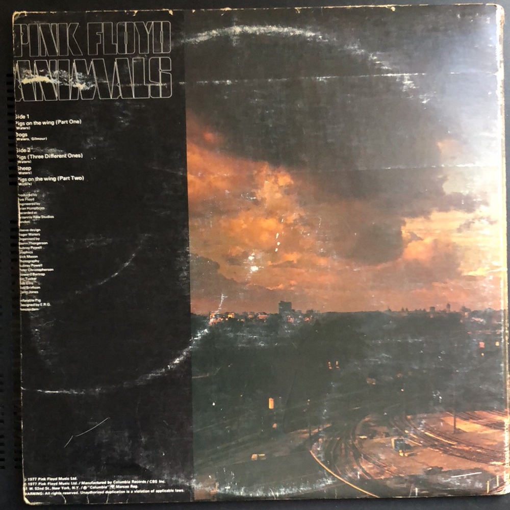 Pink Floyd Animals Vinyl Lp '77 - Picture 4 of 8